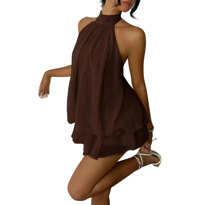 Gayle™ – Mini Abito Elegante con Nastro