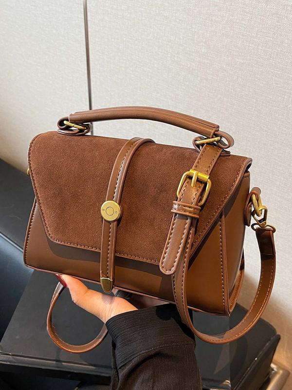 AVANLIE™ - Borsa a Spalla Piccola Quadrata con Cuciture a Contrasto alla Moda