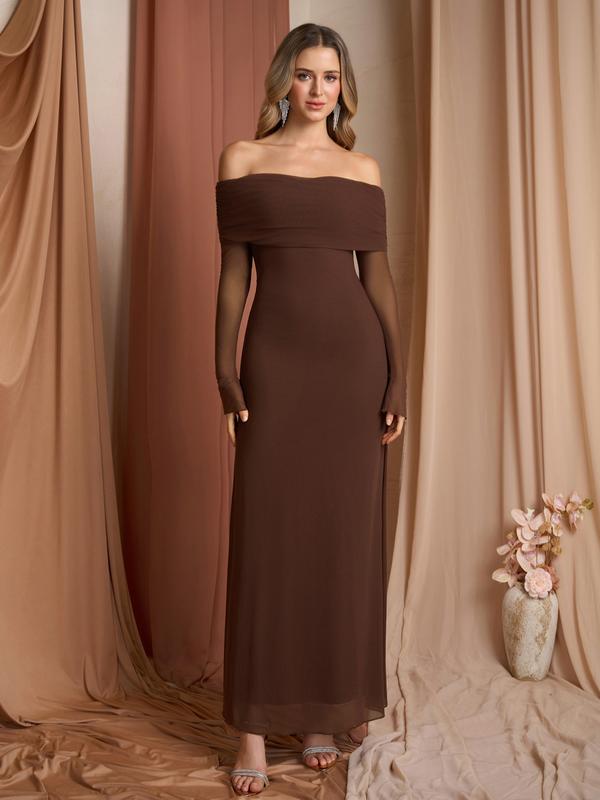 DARCIE™ - Abito da Sera Bodycon con Spalle Scoperte e Paillettes