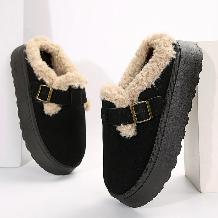 ELLA™ - Pantofole Stivaletti in Suede per Donna con Fibbia