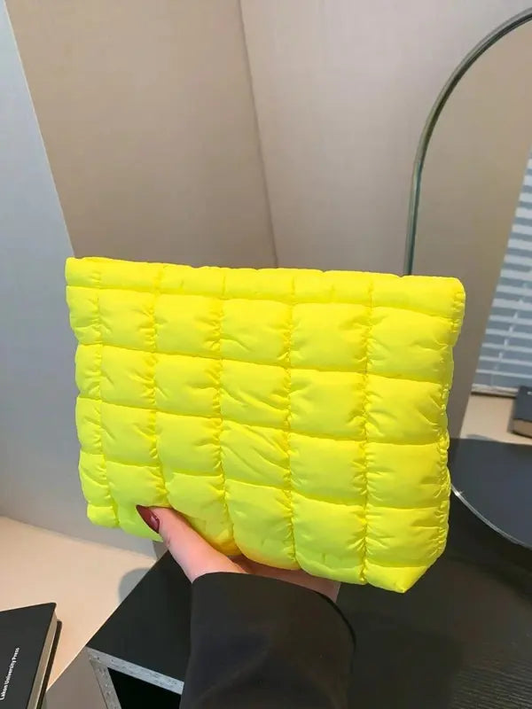 EMILY™ - Borsa da Viaggio in Tessuto Trapuntato di Grande Capacità con Cerniera Resistente
