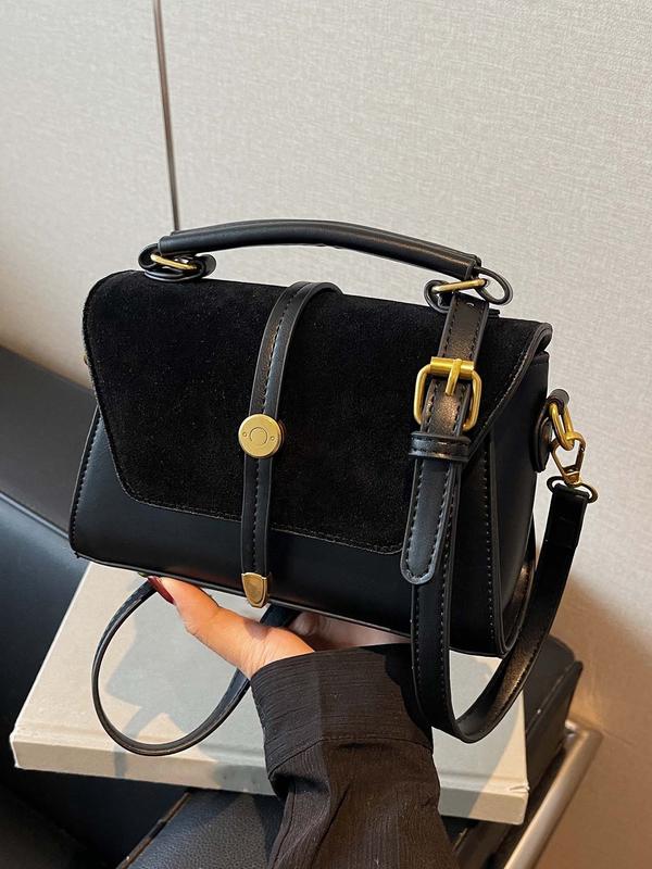 AVANLIE™ - Borsa a Spalla Piccola Quadrata con Cuciture a Contrasto alla Moda