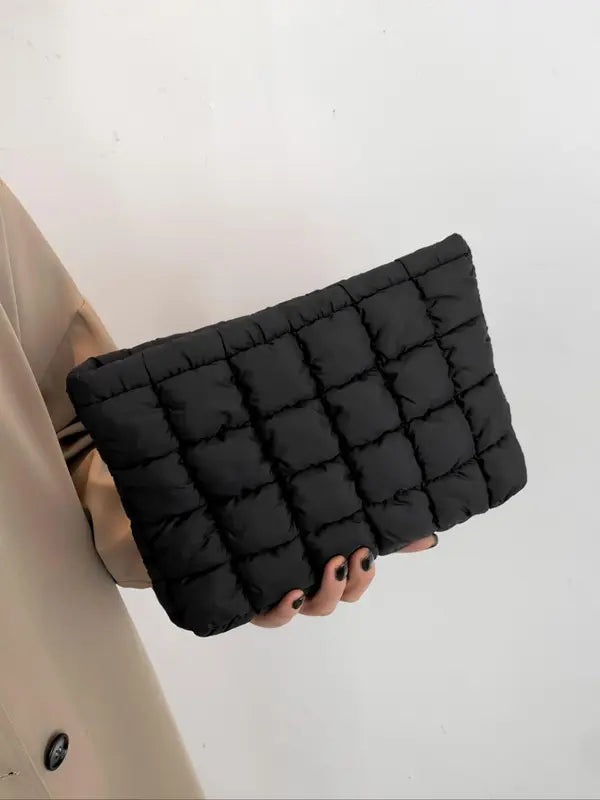 EMILY™ - Borsa da Viaggio in Tessuto Trapuntato di Grande Capacità con Cerniera Resistente