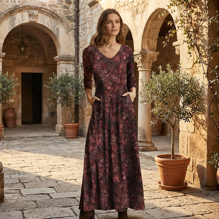 KENDAL | ABITO MAXI FLOREALE