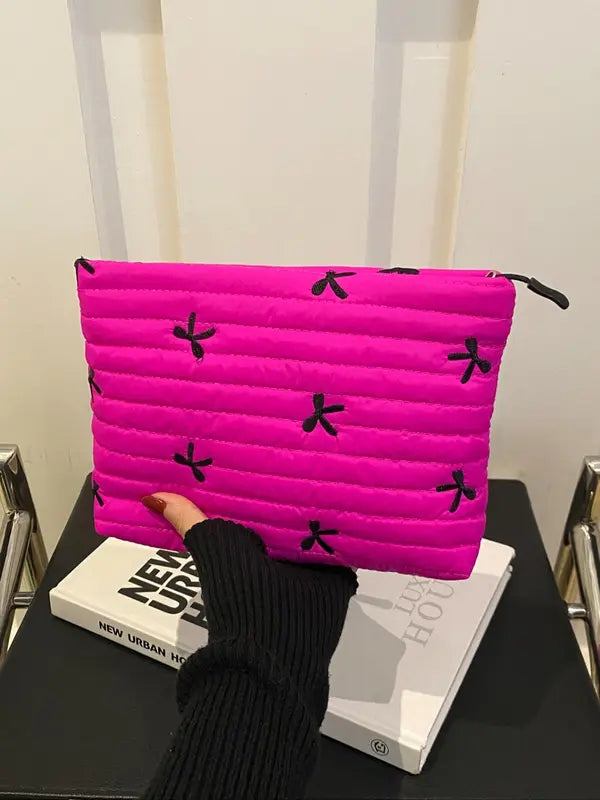 EMILY™ - Borsa da Viaggio in Tessuto Trapuntato di Grande Capacità con Cerniera Resistente