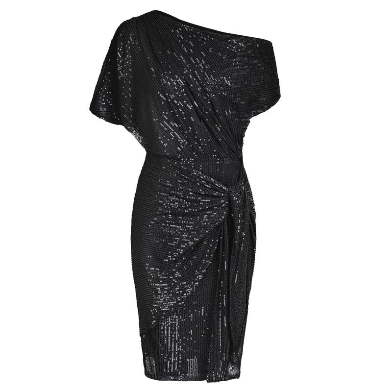 AURELIA™ - Elegante Abito da Festa Bodycon con Paillettes Off-Shoulder