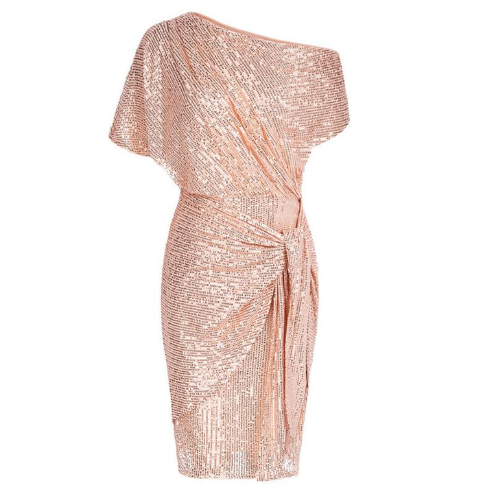 AURELIA™ - Elegante Abito da Festa Bodycon con Paillettes Off-Shoulder