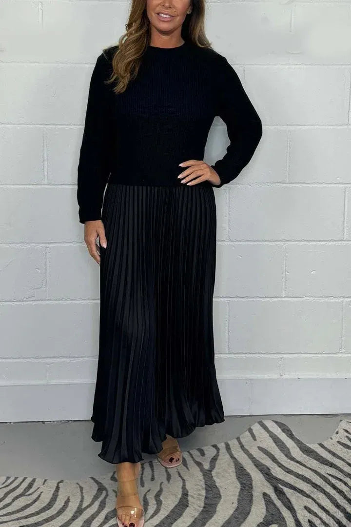Claudia | Gonna Plissettata Maxi con Top Abbinato