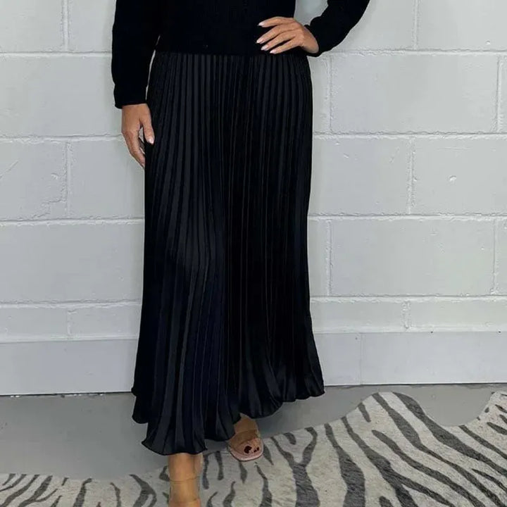 Claudia | Gonna Plissettata Maxi con Top Abbinato