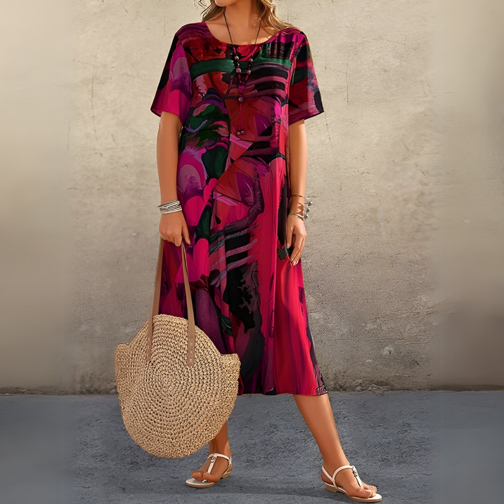 JOELLE | ABITO FLOREALE IN UNO STILE LEGGERO ED ELEGANTE