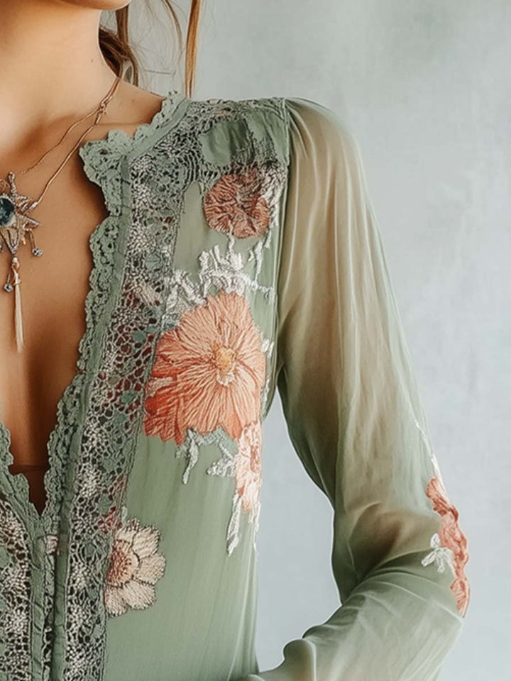 BOHEMIAN | Blusa con Stampa Floreale