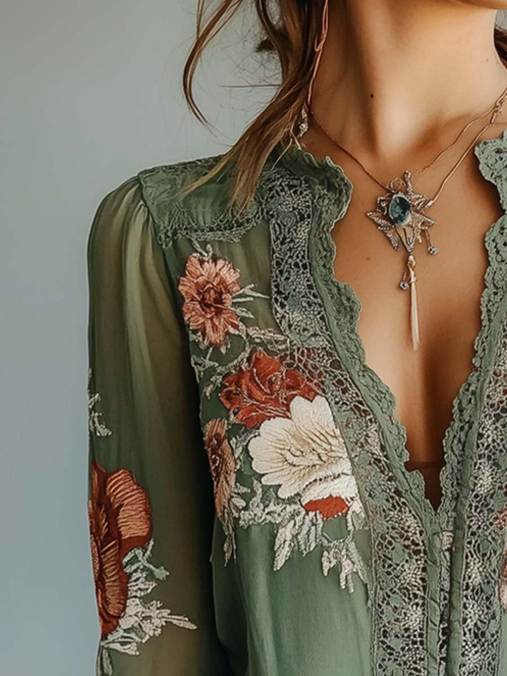 BOHEMIAN | Blusa con Stampa Floreale