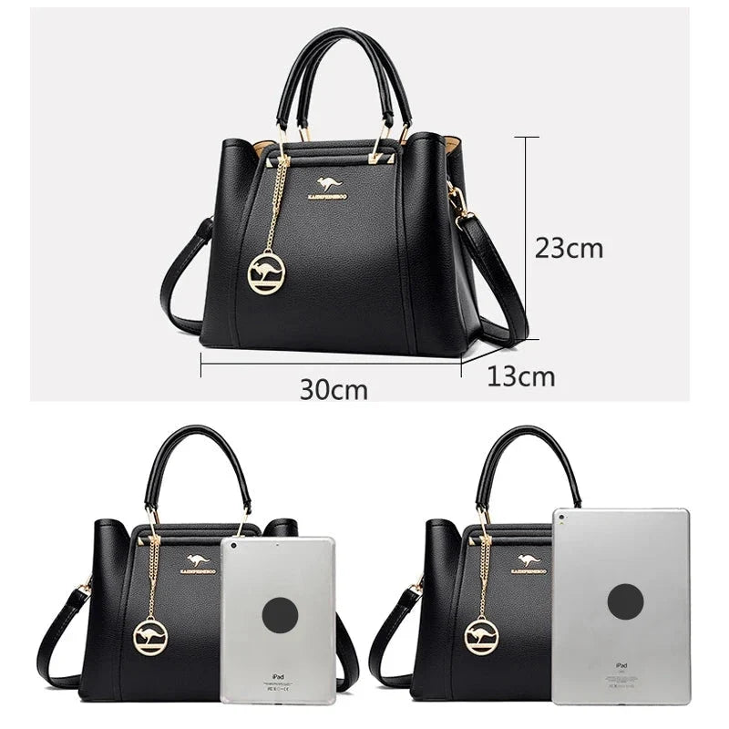 Valentina | Borsa a Mano e Tracolla in Ecopelle Morbida