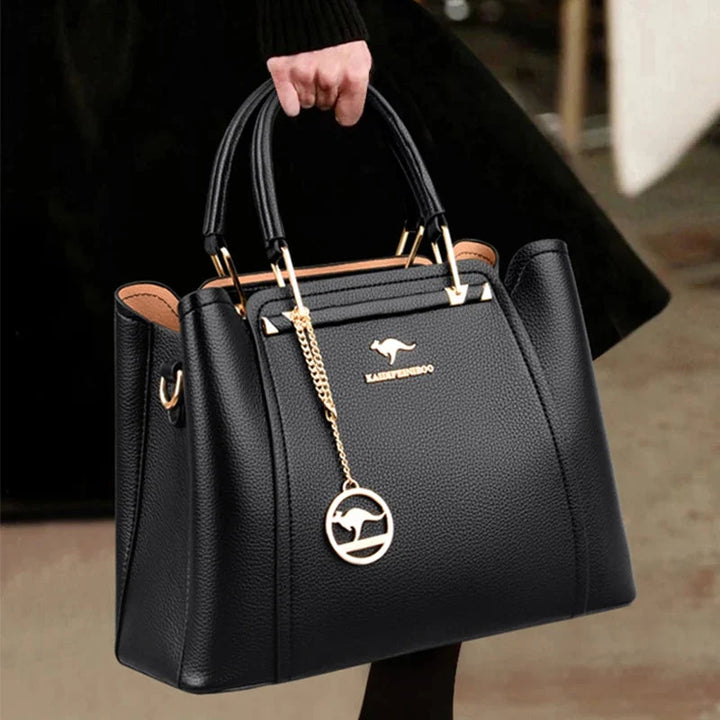 Valentina | Borsa a Mano e Tracolla in Ecopelle Morbida