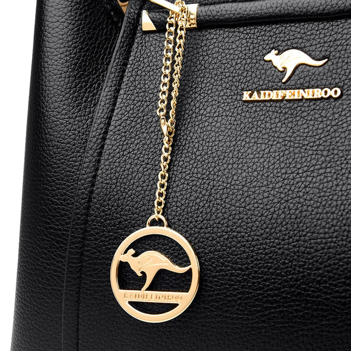 Valentina | Borsa a Mano e Tracolla in Ecopelle Morbida