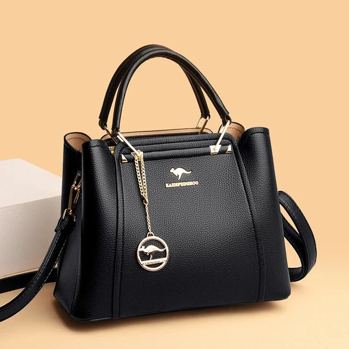 Valentina | Borsa a Mano e Tracolla in Ecopelle Morbida