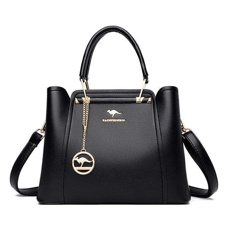 Valentina | Borsa a Mano e Tracolla in Ecopelle Morbida