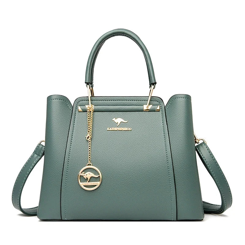 Valentina | Borsa a Mano e Tracolla in Ecopelle Morbida