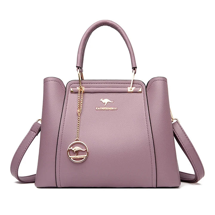 Valentina | Borsa a Mano e Tracolla in Ecopelle Morbida