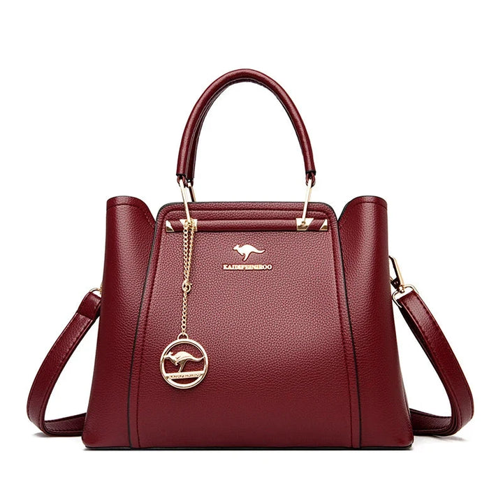 Valentina | Borsa a Mano e Tracolla in Ecopelle Morbida