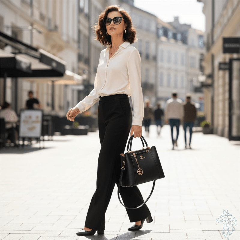 Valentina | Borsa a Mano e Tracolla in Ecopelle Morbida