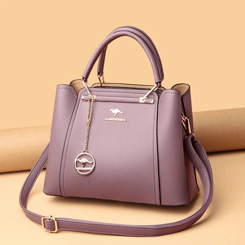 Valentina | Borsa a Mano e Tracolla in Ecopelle Morbida