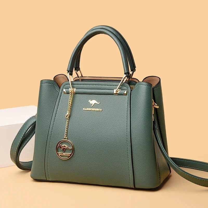 Valentina | Borsa a Mano e Tracolla in Ecopelle Morbida