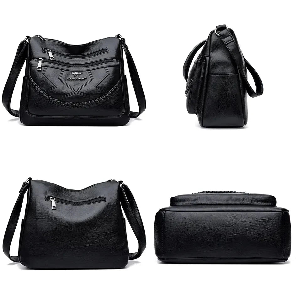 Loretta | Borsa a Tracolla in Ecopelle Morbida