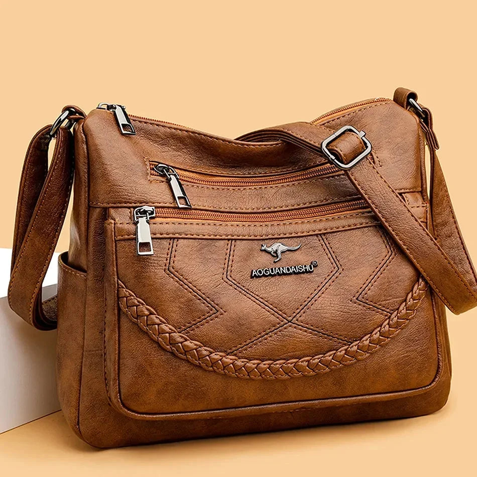 Loretta | Borsa a Tracolla in Ecopelle Morbida