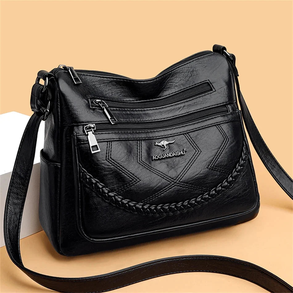 Loretta | Borsa a Tracolla in Ecopelle Morbida