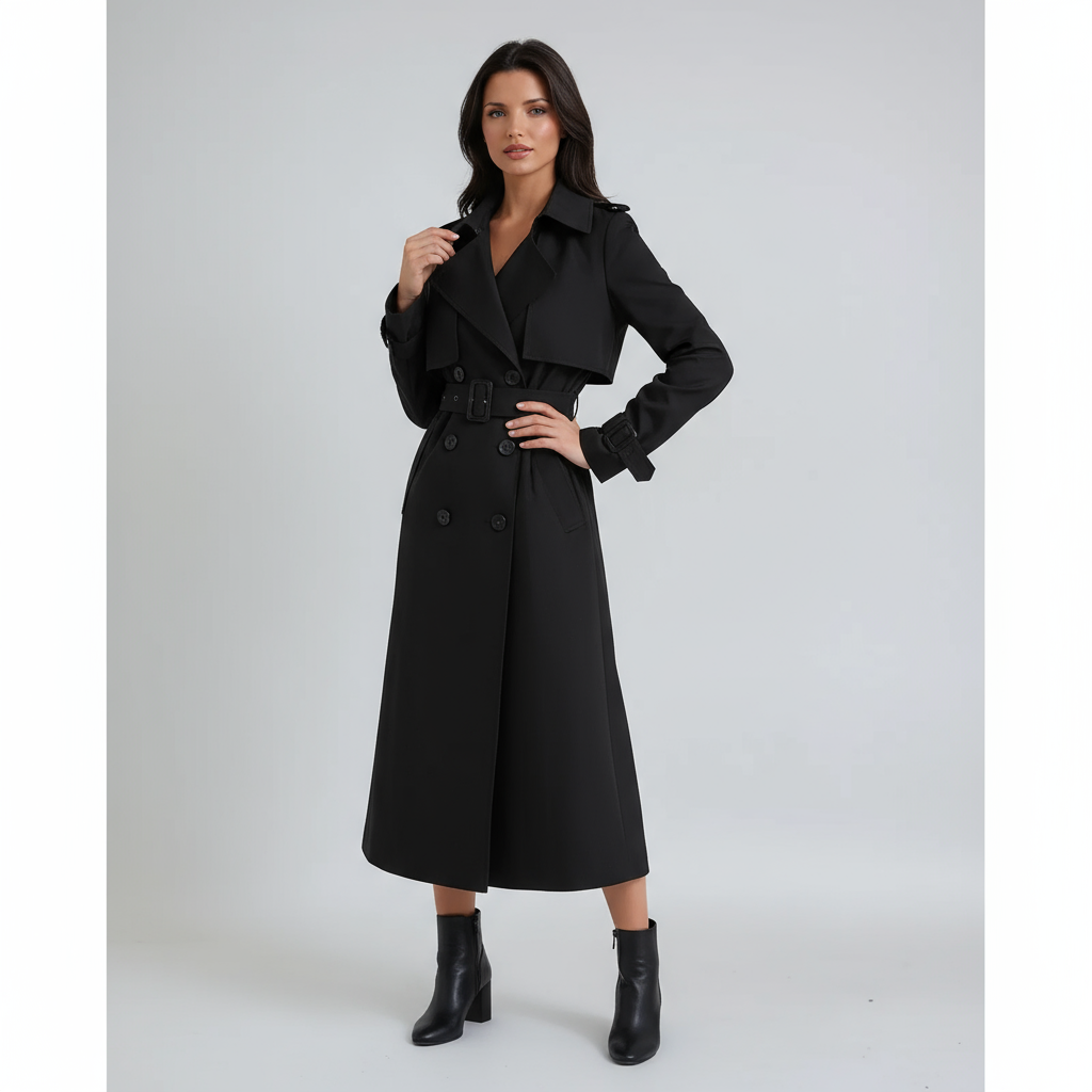 Amara | Cappotto lungo con cintura