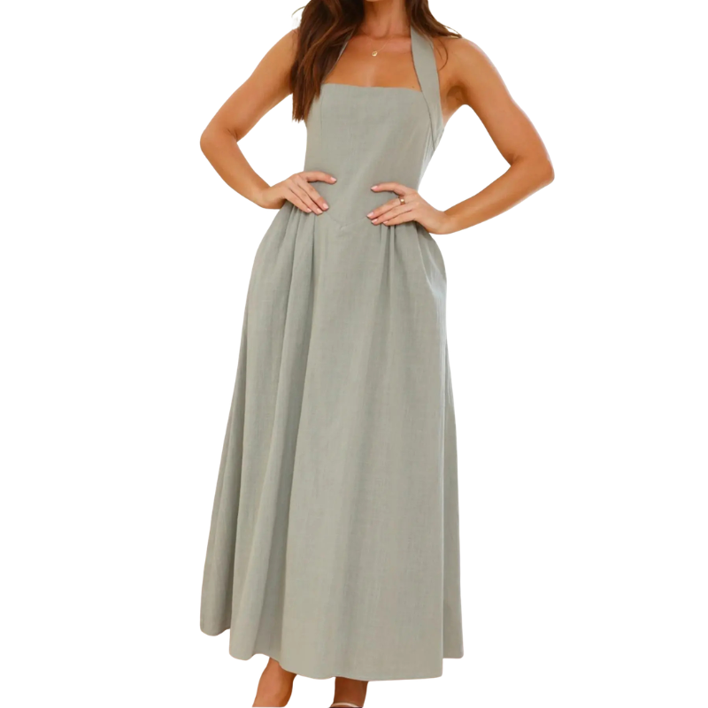 KATE™ – Abito Elegante Senza Maniche a Vita Alta
