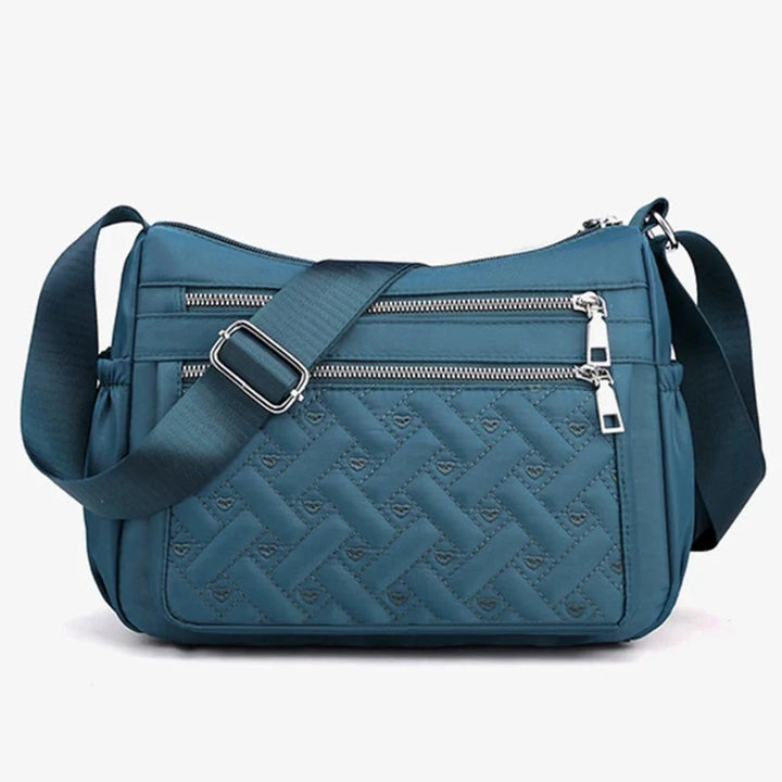 Nadia | Borsa Messenger in Nylon con Multi-Scomparti