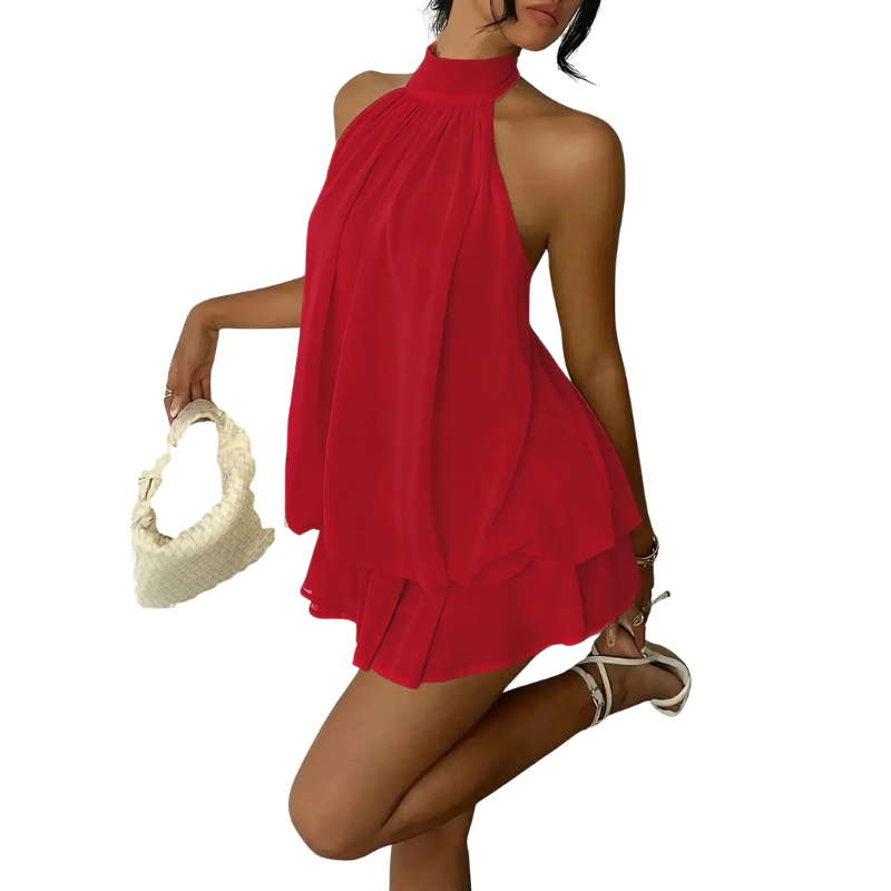 Gayle™ – Mini Abito Elegante con Nastro