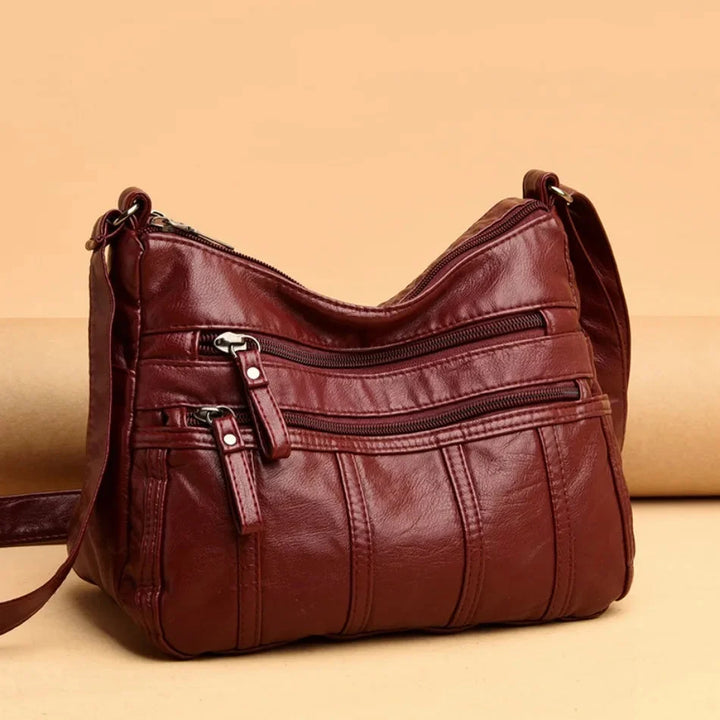 Silvana | Borsa Morbida a Tracolla con Multi-Scomparti