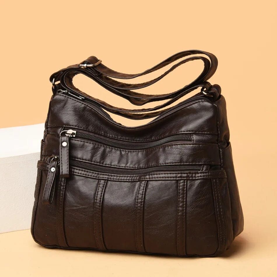 Silvana | Borsa Morbida a Tracolla con Multi-Scomparti