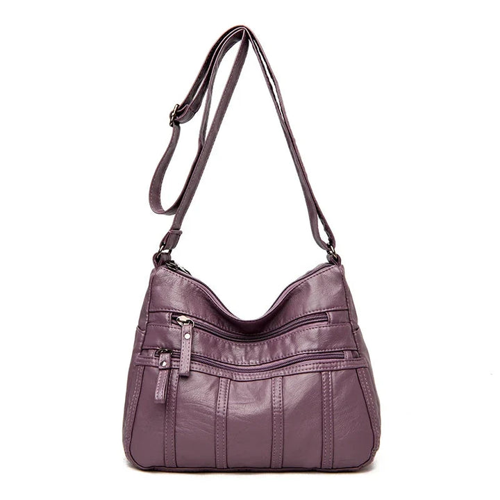 Silvana | Borsa Morbida a Tracolla con Multi-Scomparti