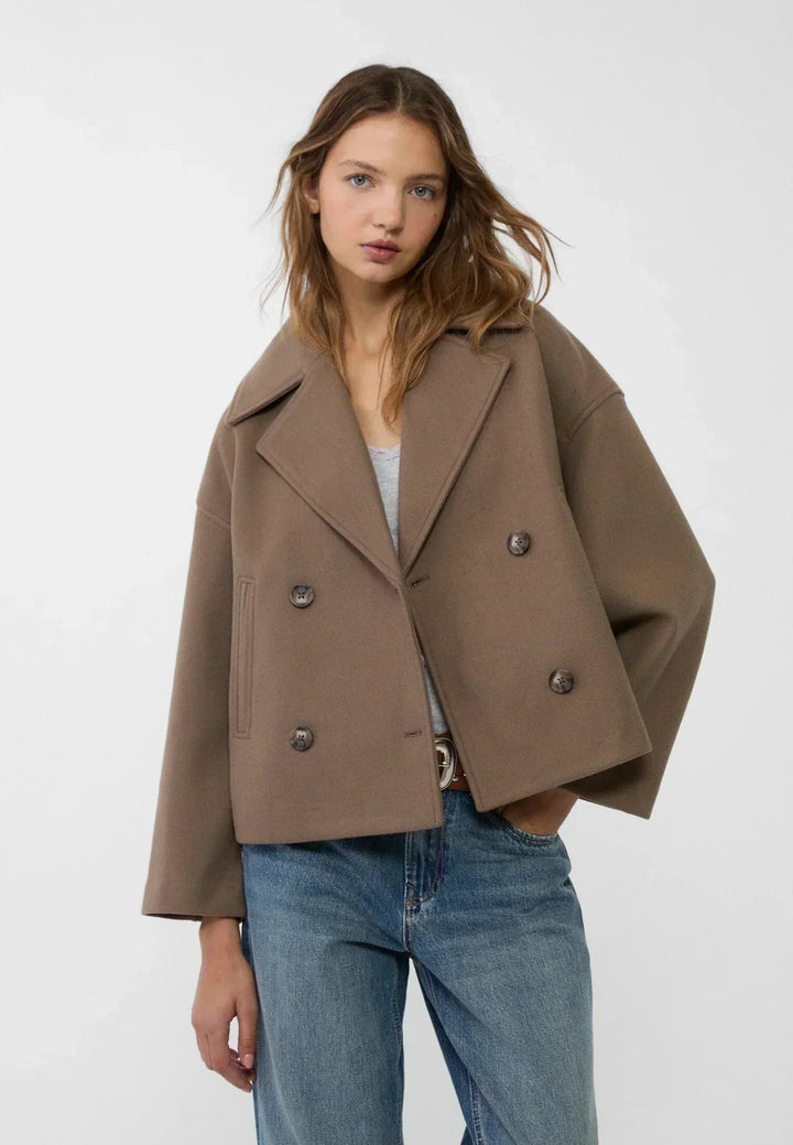 Liora | Cappotto Corto Doppiopetto