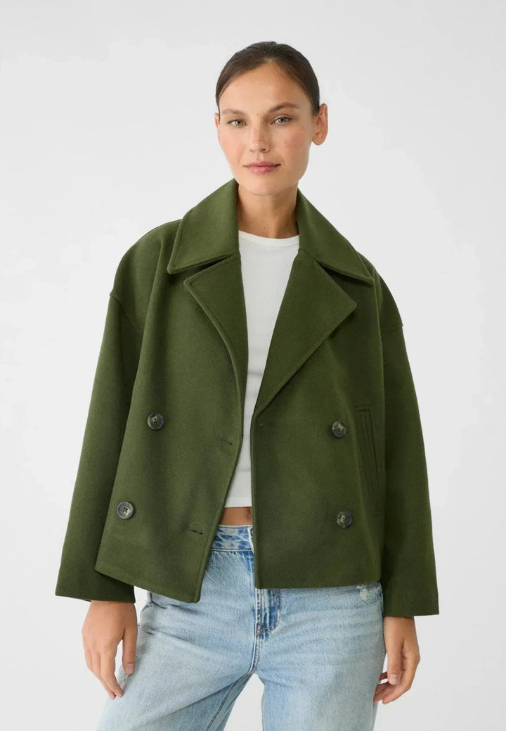 Liora | Cappotto Corto Doppiopetto