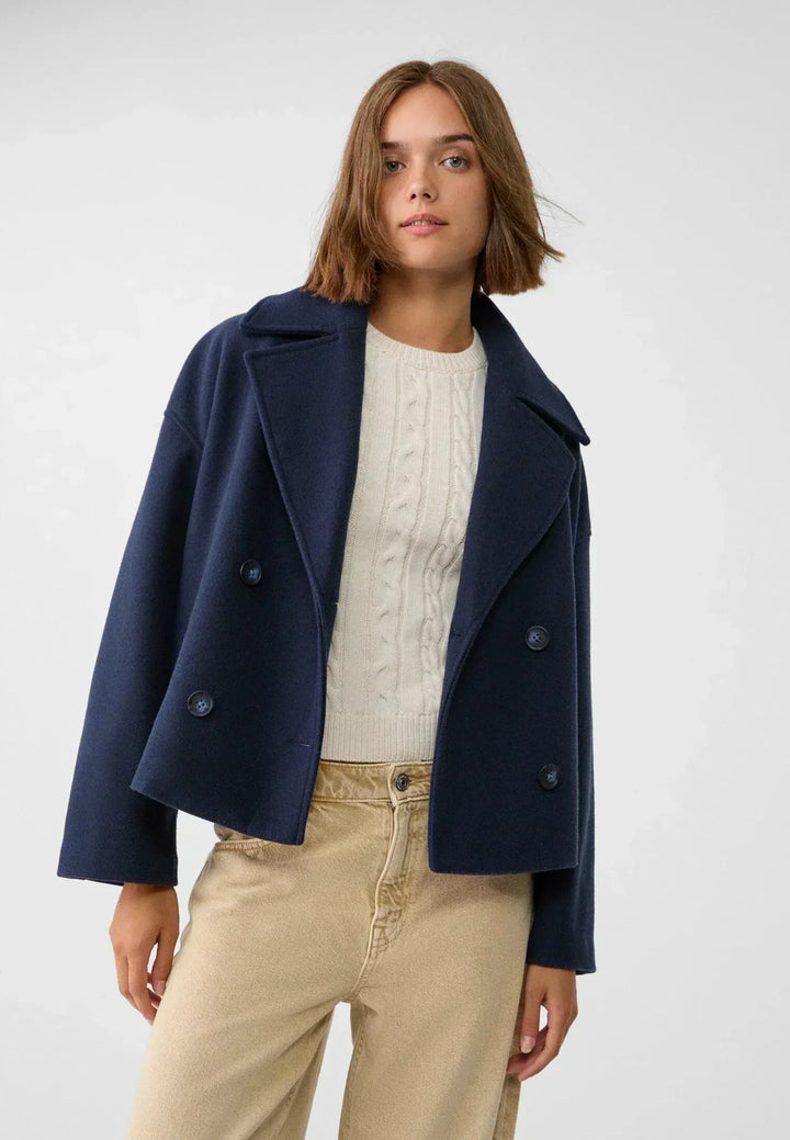 Liora | Cappotto Corto Doppiopetto