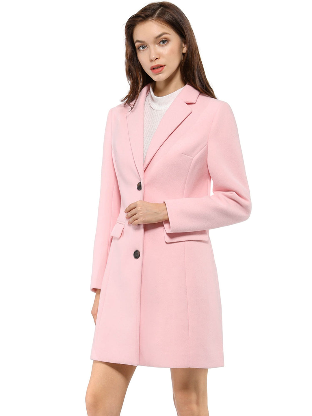 Marielle | Cappotto Classico in Lana con Collo