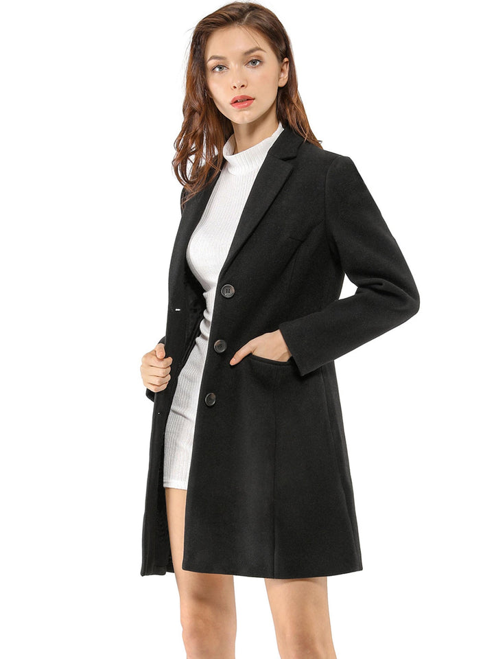 Marielle | Cappotto Classico in Lana con Collo