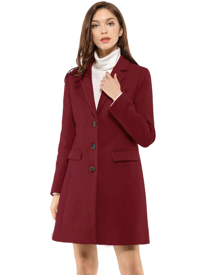 Marielle | Cappotto Classico in Lana con Collo