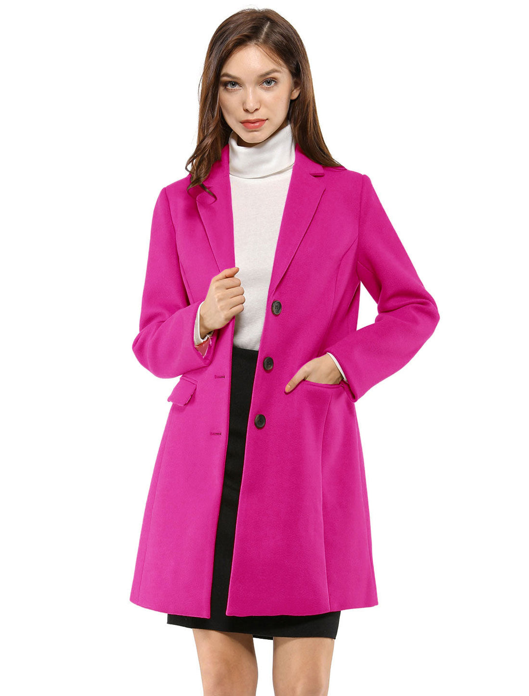 Marielle | Cappotto Classico in Lana con Collo