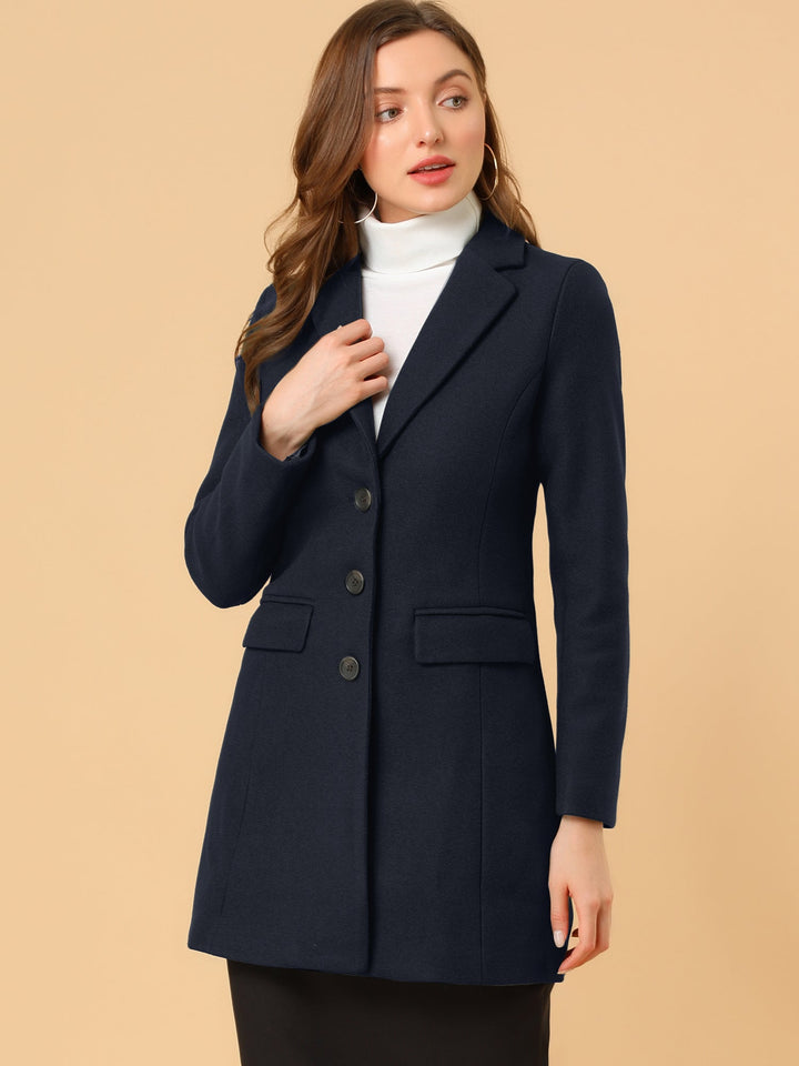 Marielle | Cappotto Classico in Lana con Collo