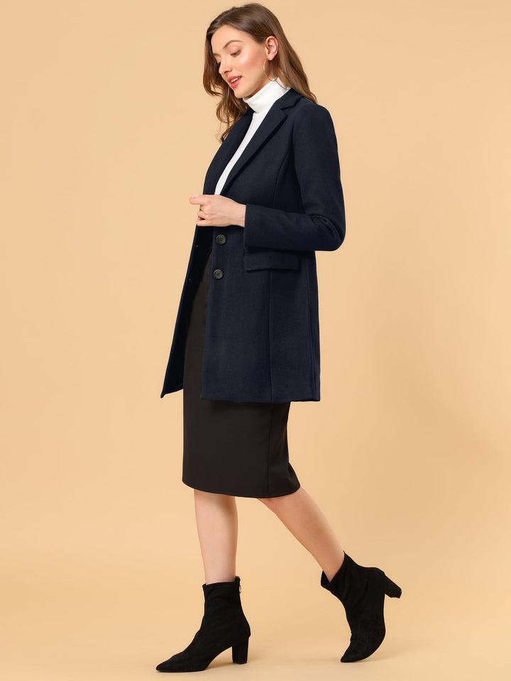 Marielle | Cappotto Classico in Lana con Collo
