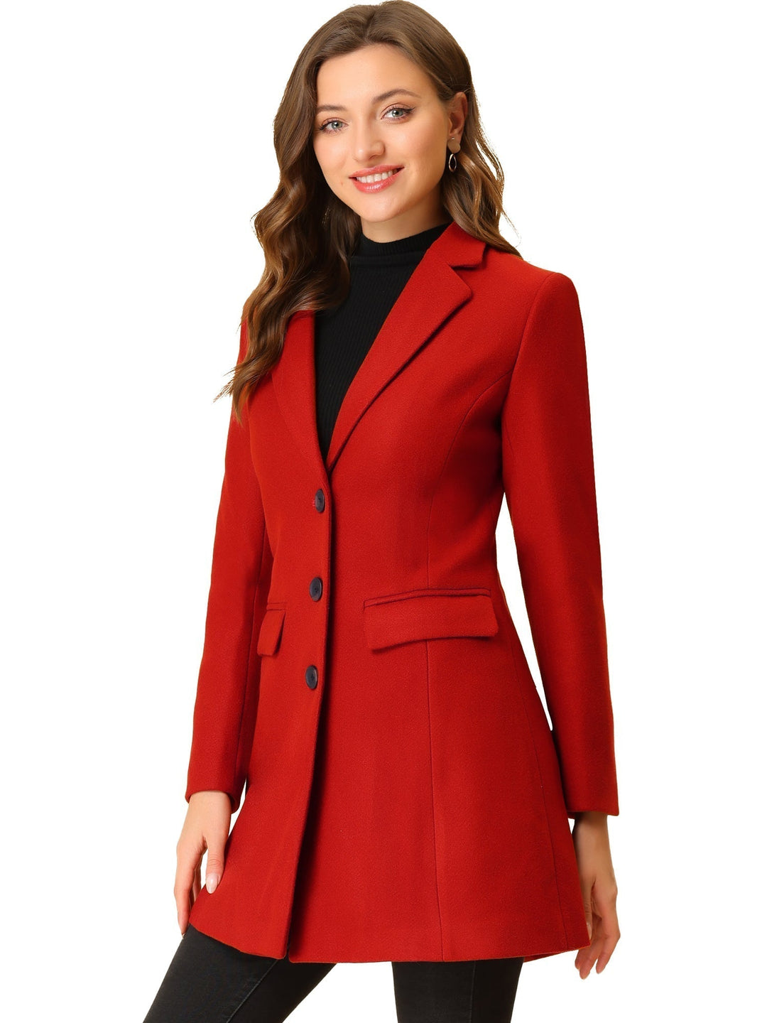 Marielle | Cappotto Classico in Lana con Collo