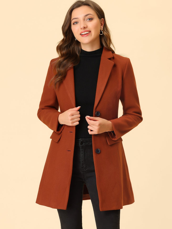 Marielle | Cappotto Classico in Lana con Collo