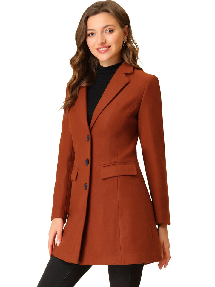 Marielle | Cappotto Classico in Lana con Collo
