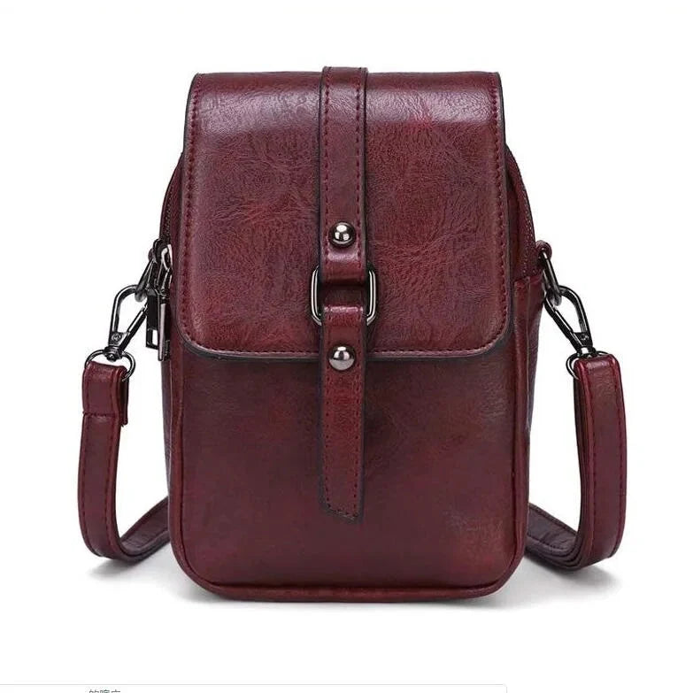 Ginevra | Mini Borsa a Tracolla in Ecopelle Vintage